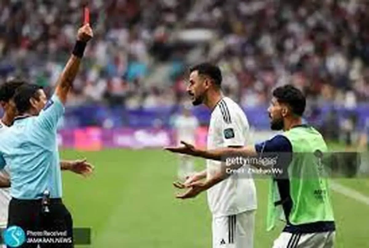 کارت قرمز فغانی به آقای گل آسیا