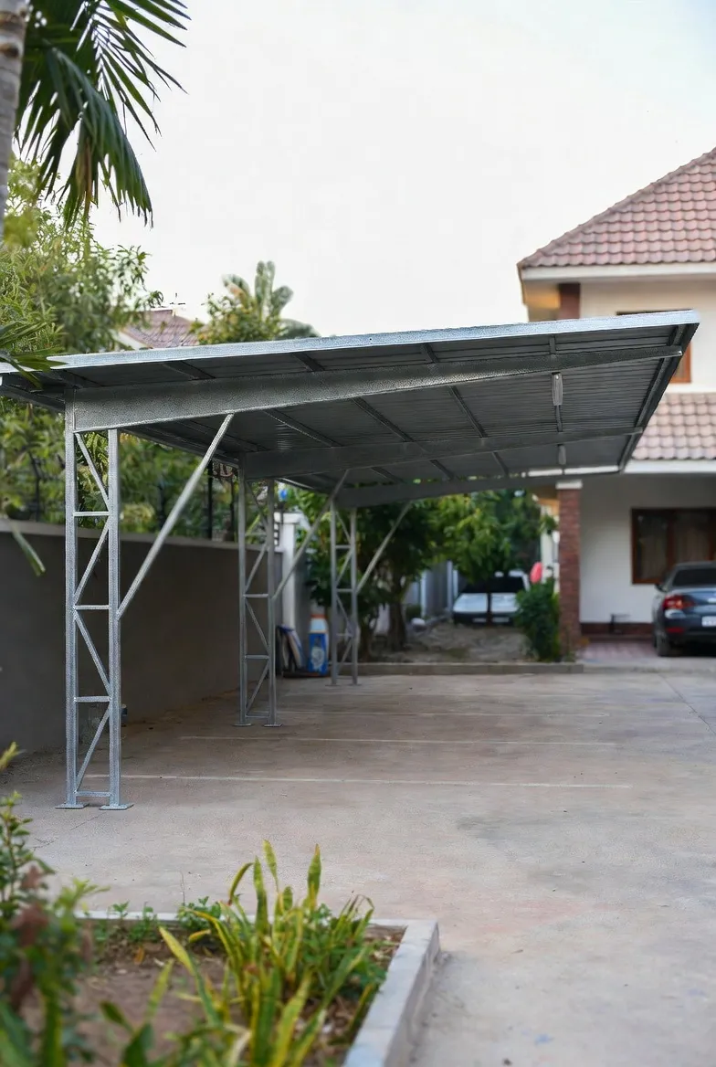 نصب  سایبان فلزی پارکینگ در تهران