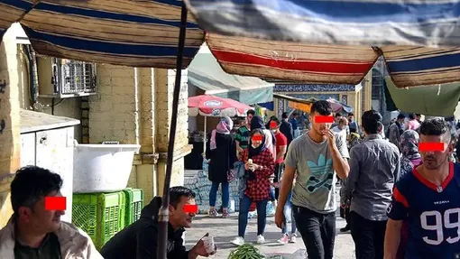 و همچنان بدون ماسک ! / عکاس :  فاطمه عموزاد