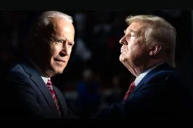 محبوبیت انتخاباتی ترامپ از بایدن پیشی گرفت