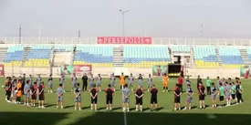 ادای احترام پرسپولیسیها به شهدای بالگرد رئیس جمهور/ عکس