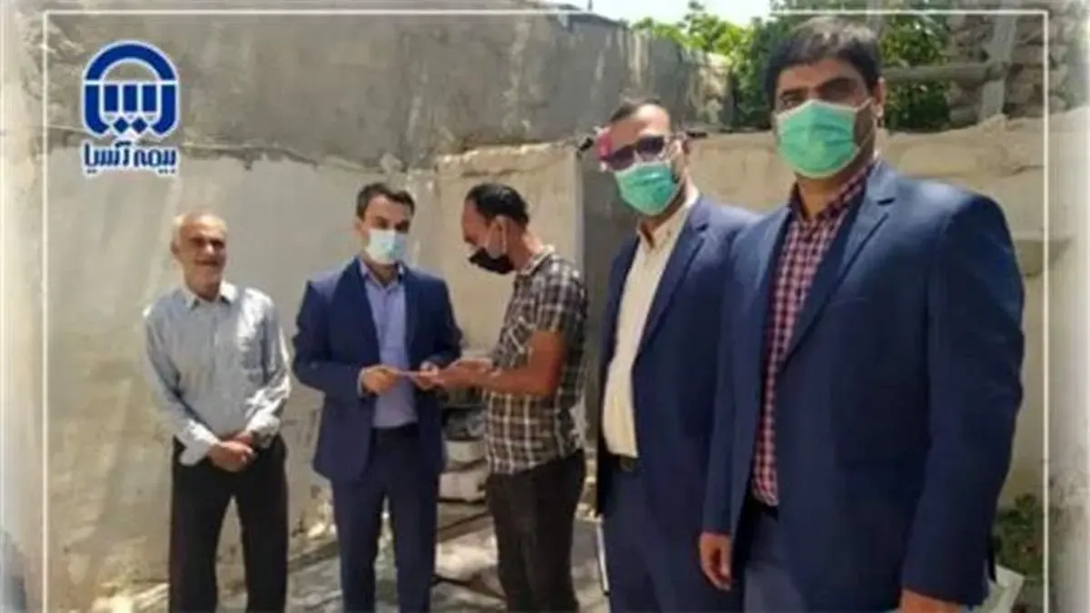 بیمه آسیا خسارت زلزله زدگان منطقه بندر گناوه را پرداخت کرد