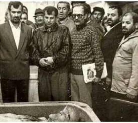 علی پروین در غسالخانه!