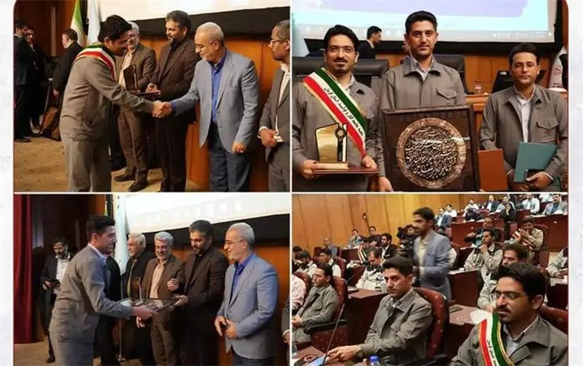 تجلیل از کارگران شرکت گهرزمین به عنوان منتخب استان و کشور