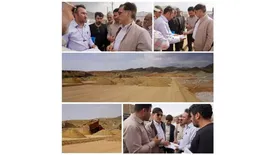 بازدید مدیرعامل سازمان منطقه آزاد ارس از عملیات اجرایی آماده سازی شهرک صنعتی جانانلو