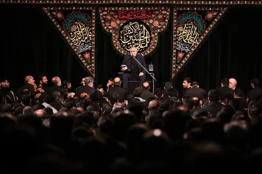 عزاداری ایام محرم در مسجد ارک/عکس:شهاب الدین قیومی