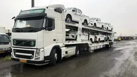 یک تریلی با راننده ۱۳ ساله در این شهر توقیف شد