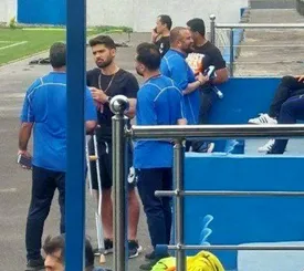 وضعیت اسفناک ستاره مصدوم استقلال!/ عکس