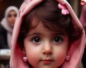 تندیس دختر کاپشن صورتی در تهران ساخته می شود