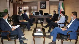 نشست مشترک شعبه یزد بیمه دانا با بانک رفاه