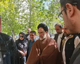 سید محمد خاتمی در مراسم گرامیداشت کمال خرازی/ تصویر