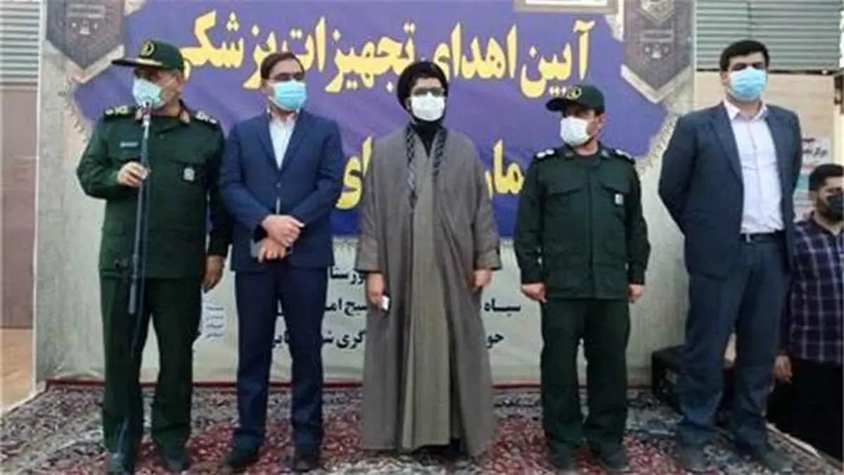 آئین اهدای تجهیزات پزشکی به بیمارستان های کرونایی از سوی شرکت فولاد خوزستان