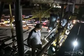 شهردار اهواز از یک پل سقوط کرد