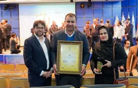 شرکت صنعتی و معدنی توسعه فراگیر سناباد موفق به اخذ جایزه دو ستاره تعالی سازمانی شد