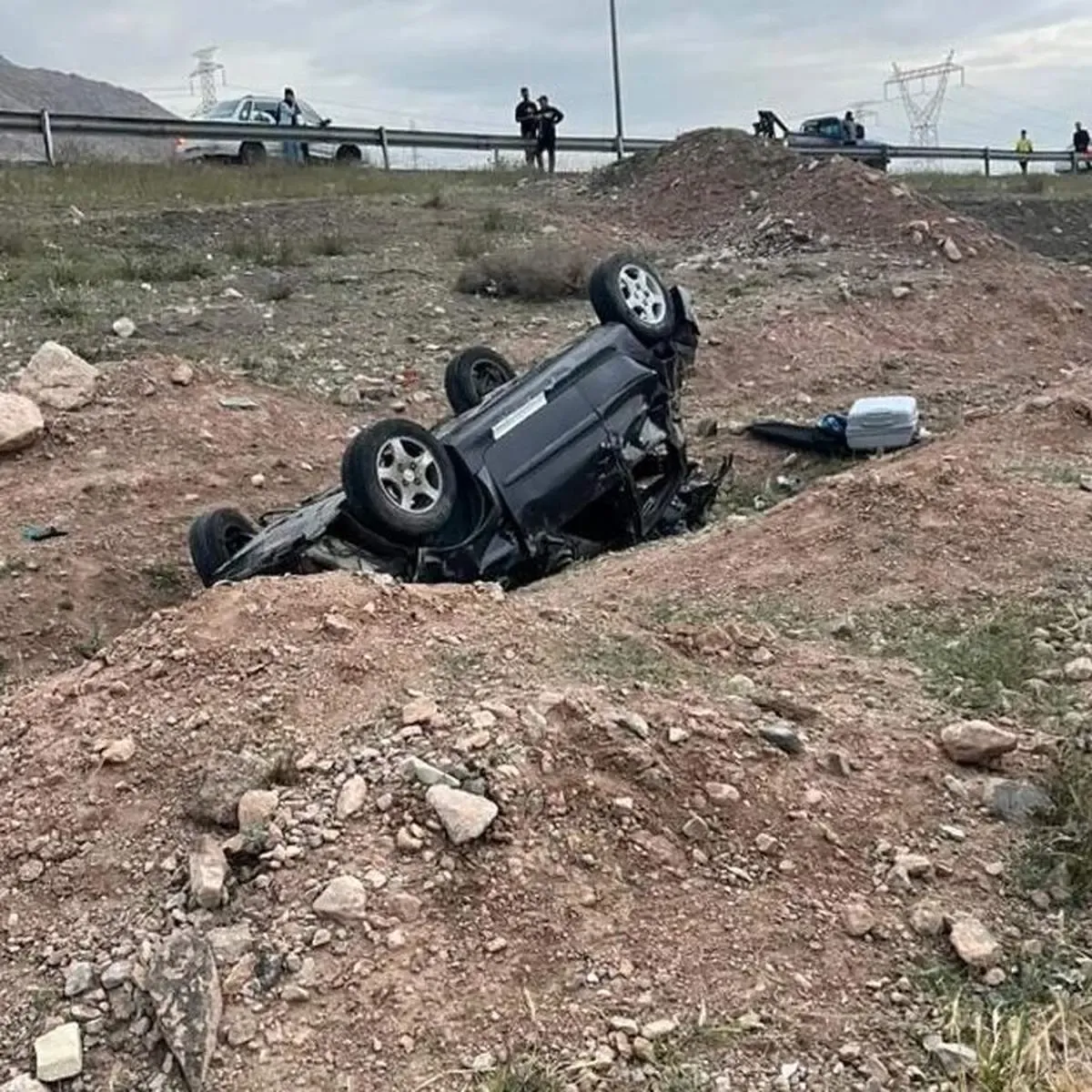 تصادف شدید یک استقلالی/ عکس