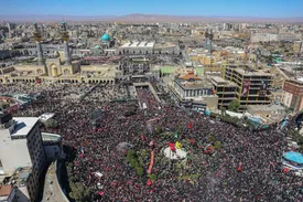 تشییع رهبر شهید در مشهد