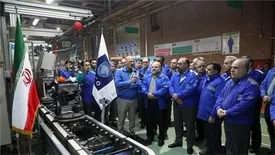 ایران خودرو باز هم رکورد زد، این بار ۳۶۵۸ دستگاه موتور در روز