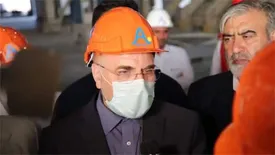 بازدید رئیس مجلس شورای اسلامی از منطقه ویژه اقتصادی لامرد