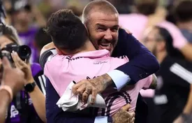 بکام از گل مسی خوشحال نشد !