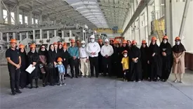 بازدید جمعی از بانوان کارآفرین لامرد از مجتمع صنایع آلومینیوم جنوب