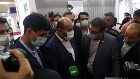 بازدید وزیر راه و شهرسازی و مدیرعامل راه آهن از غرفه ایدرو در نهمین نمایشگاه بین المللی حمل و نقل ریلی