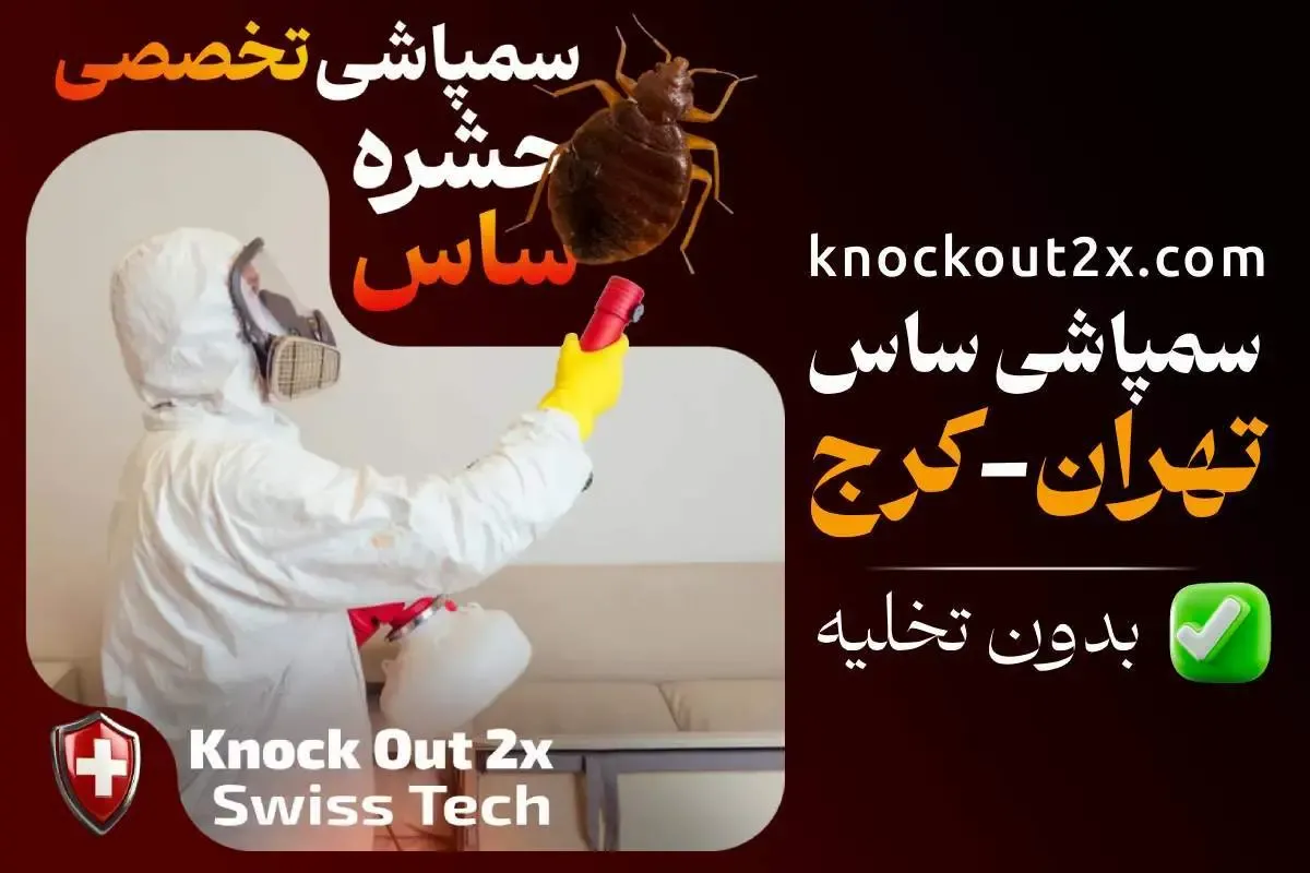 بهترین شرکت سمپاشی ساس منزل تهران-کرج (بدون تخلیه)