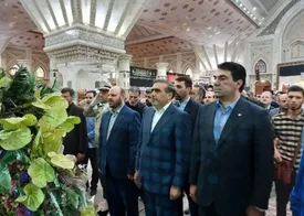 تجدید میثاق مدیر عامل ، اعضا هیات مدیره و کارکنان بانک توسعه تعاون با آرمانهای امام(ره)