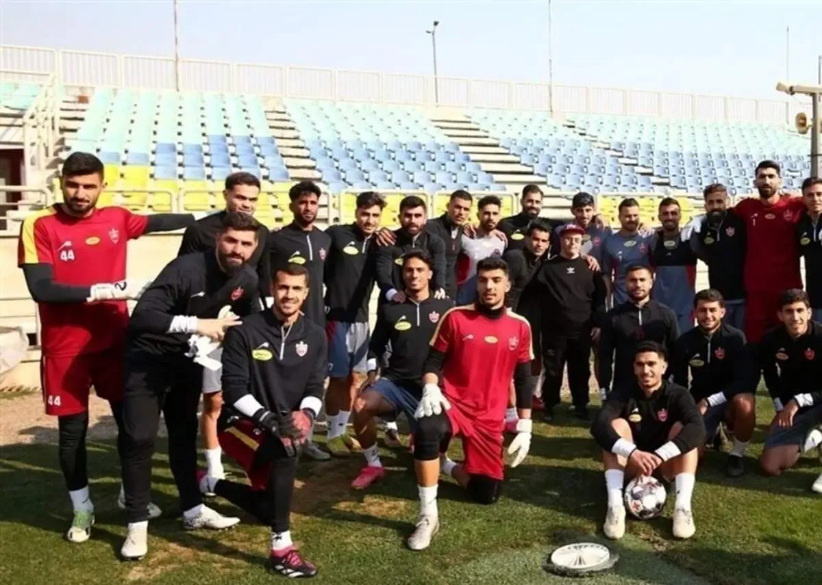 تصاویر دیدنی از تمرین پرسپولیس با چهره‌های جدید