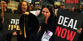 اسرائیلی‌ها مقابل خانه نتانیاهو چادر زدند!