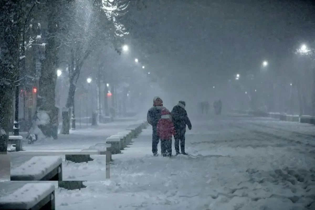 منظره برفی منظره برفی