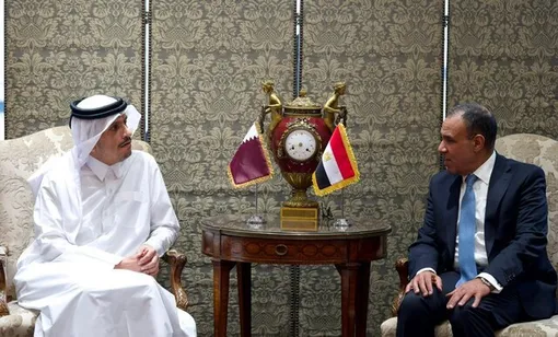 گفت‌وگوی تلفنی وزیران خارجه قطر و مصر