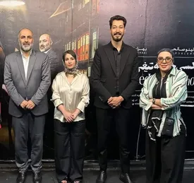 اختلاف قد فاحش لیلا بلوکات با بهرام افشاری/ عکس