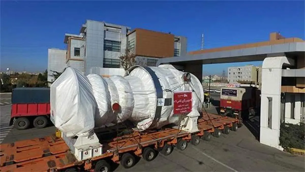 ارسال توربین گاز کلاس F گروه مپنا  به نیروگاه سیکل ترکیبی سهند