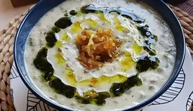 طرز تهیه آش ماست شیرازی