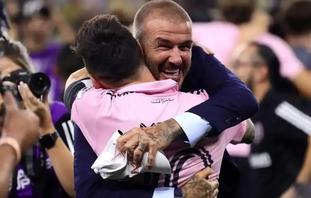 بکام از گل مسی خوشحال نشد !