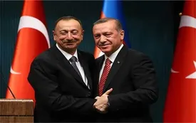 الهام علی‌اف با اردوغان دیدار کرد