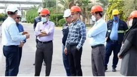 بازدید اعضای هیات مدیره شرکت پتروشیمی خوزستان از مجتمع