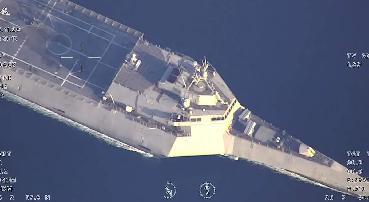 پیام مستقیم سپاه به ناو آمریکا در خلیج‌فارس