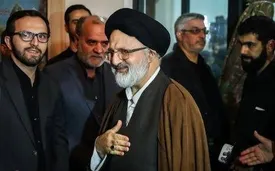 چهره مشهور بیت رهبری پس از ۴ ماه آفتابی شد