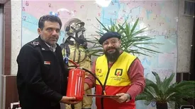 تقدیر از ناجی بیمارستان گاندی