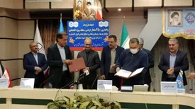 مبادله قرارداد واگذاری ۴۵۰ هکتار اراضی منطقه ویژه خلیج فارس به شرکت پتروپالابشگاه شهید سلیمانی