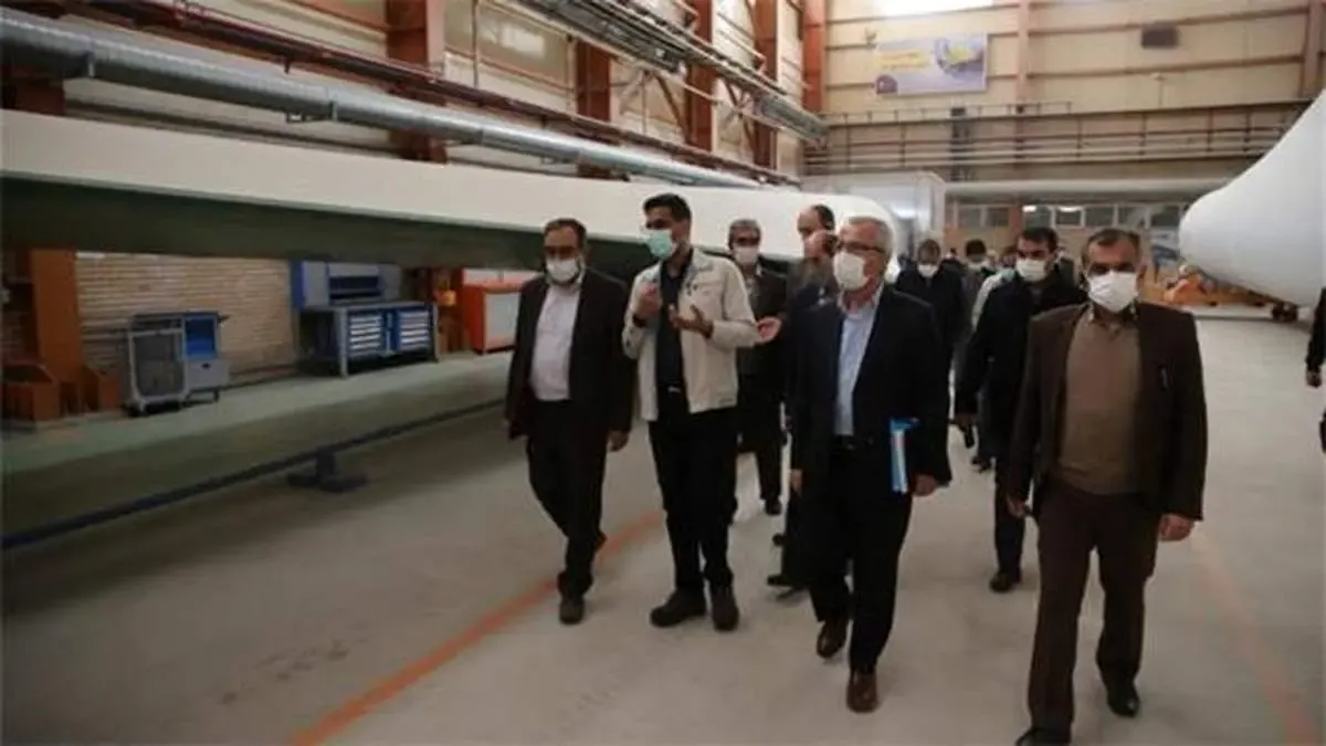 بازدید مدیرعامل ساتبا از کارخانه تولید توربین بادی مپنا