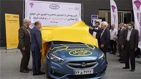 ایرانسل و سایپا از خودروی متصل رونمایی کردند