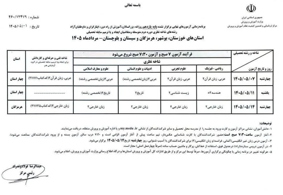 آزمون آزمون