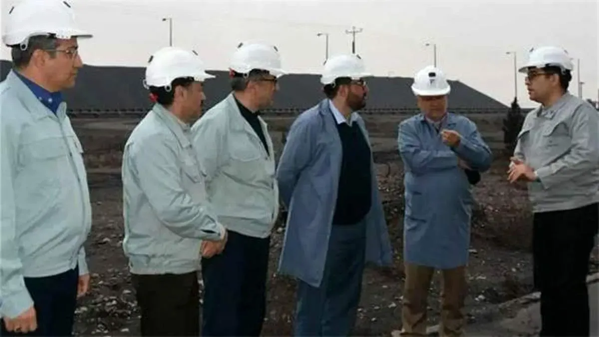 بازدید رئیس و عضو هیات مدیره جدید از خطوط تولید فولاد خراسان
