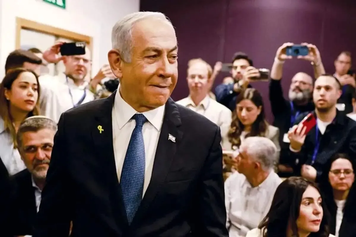 نتانیاهو از دادگاه فرار کرد