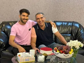 استوری صمیمانه عقاب آسیا؛ کریم تولدت مبارک!/ عکس