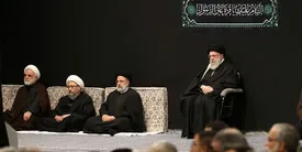 عزاداری شام شهادت حضرت فاطمه زهرا(س) محضر رهبر انقلاب