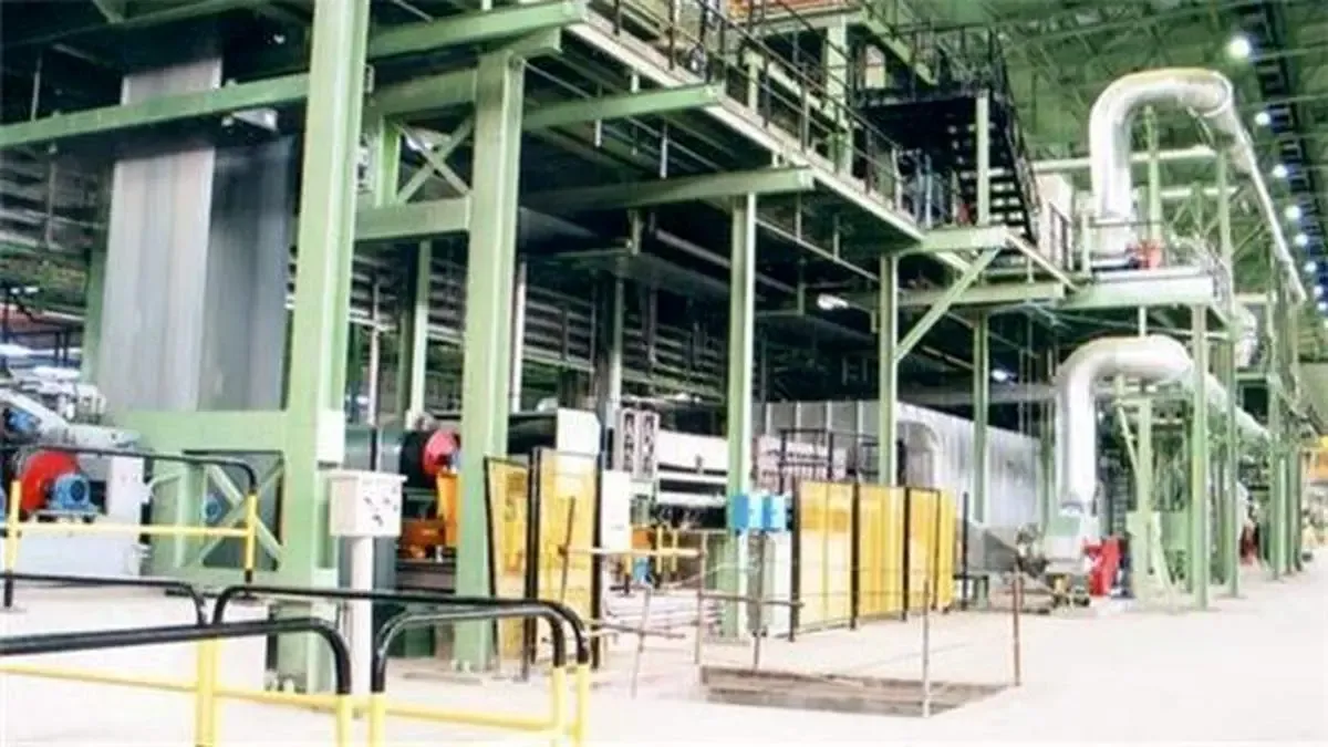 انجام موفقیت آمیز تعمیرات برنامه ریزی شده سالیانه در خط ورق گالوانیزه و خط رنگی