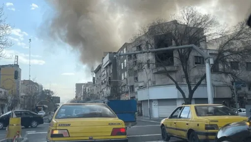 شنیده‌شدن صدای ۳ انفجار در مرکز شهر تهران /عکس